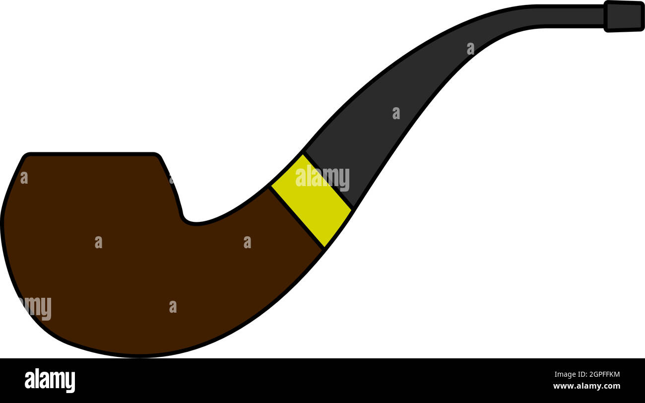Smoking Pipe Icon Stock Vector Image & Art - Alamy
