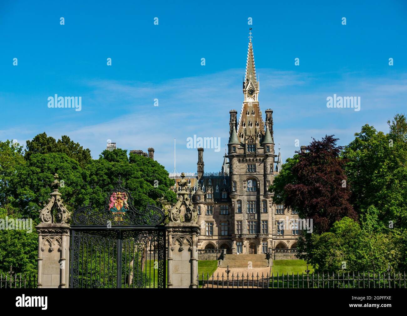 Scots baronial style Fettes College independent school building by ...