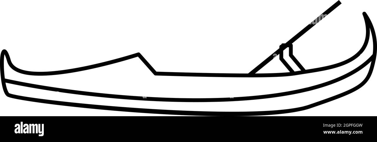 Gondola icon, outline style Stock Vector Image &amp; Art - Alamy