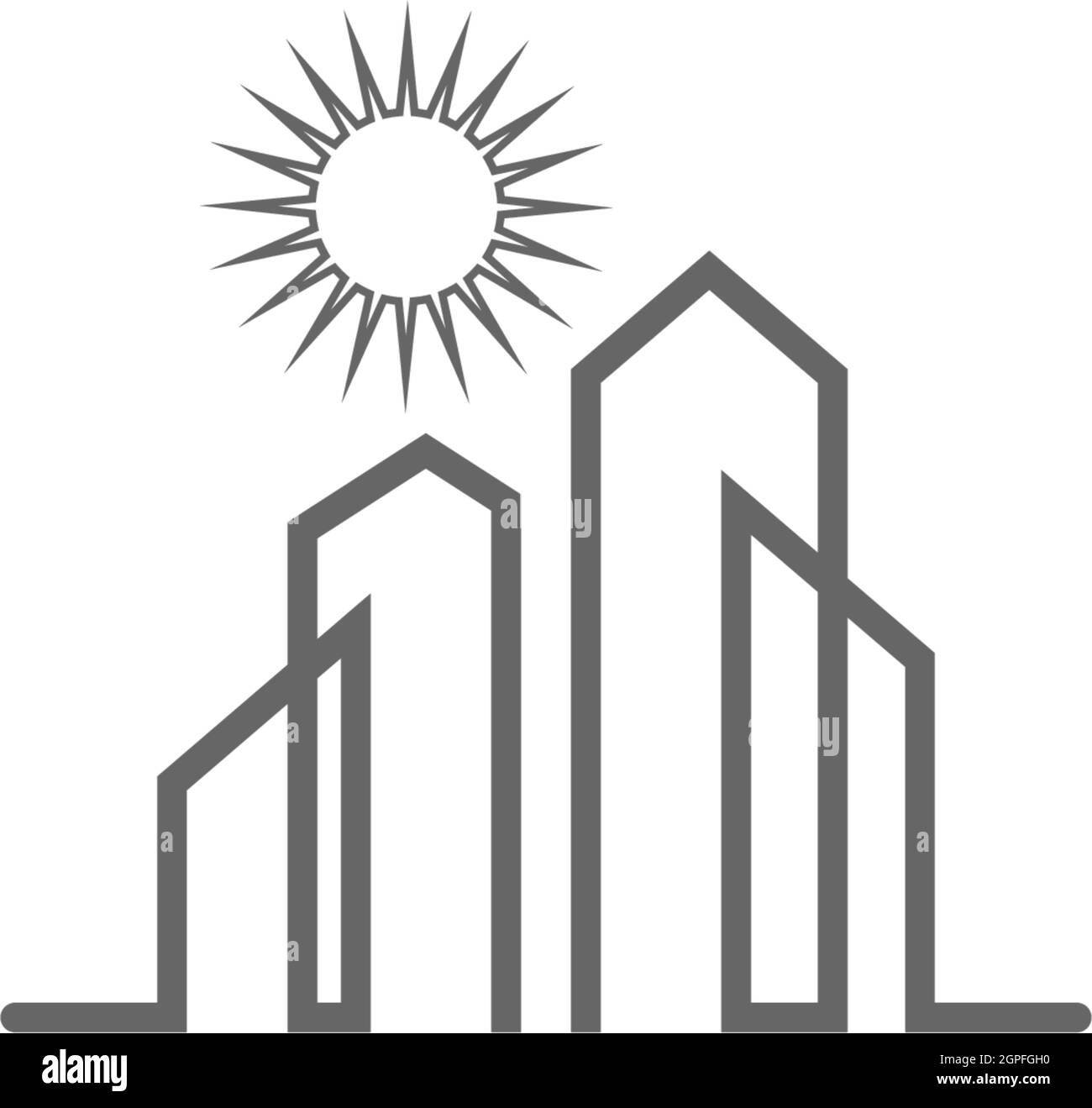 Building, Property, House logo icon Stock Vector
