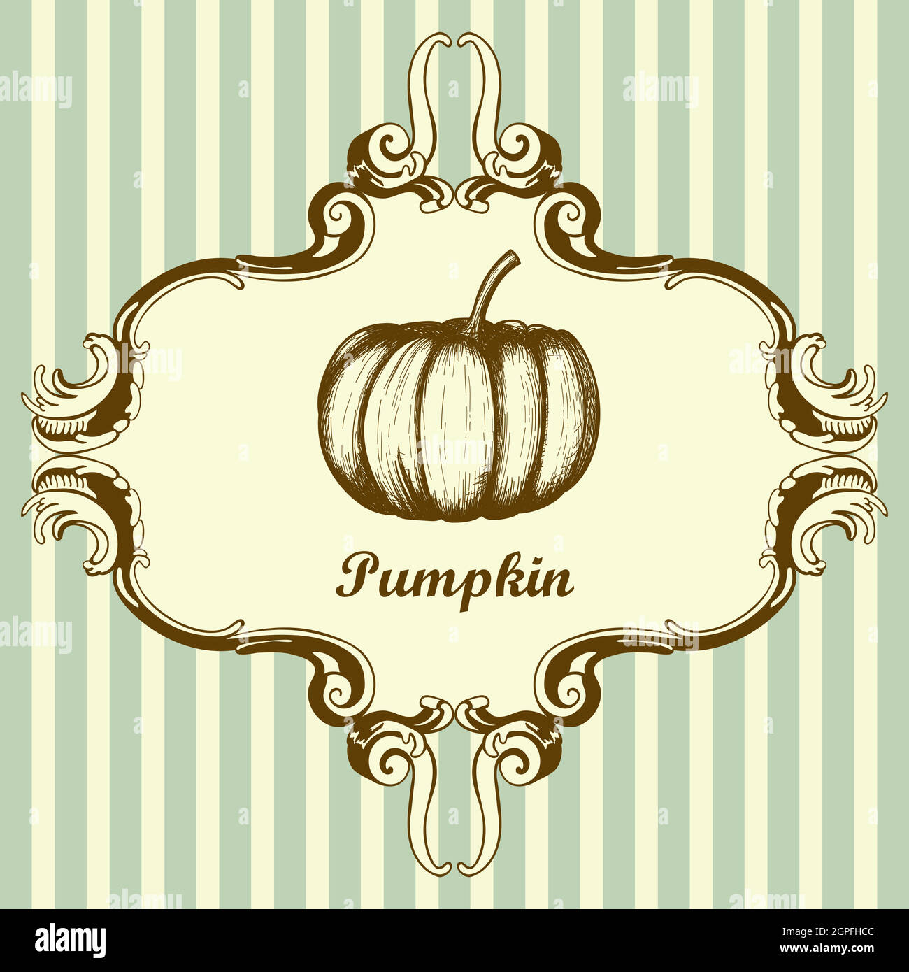 Pumpkin Icon Stock Vector