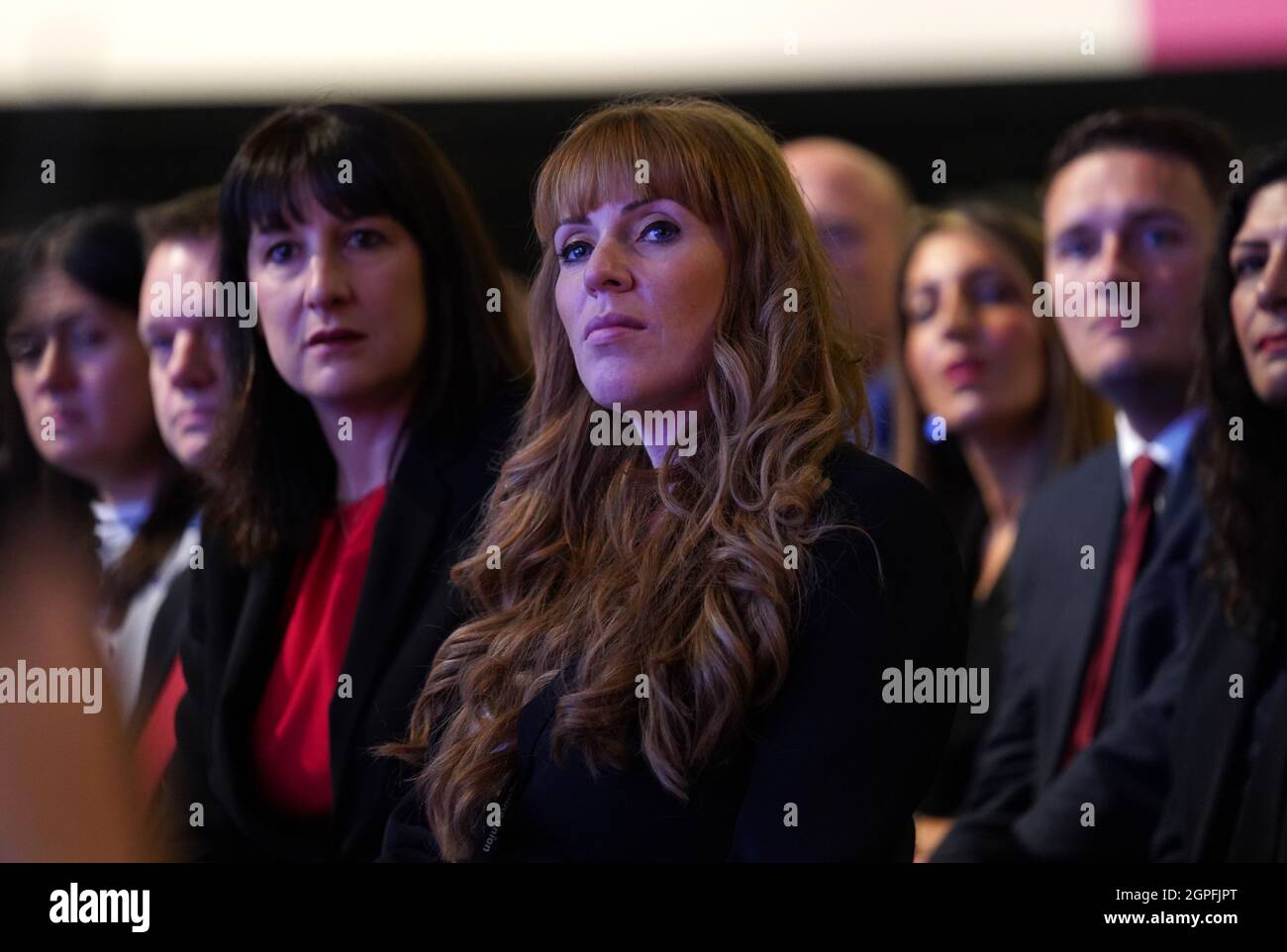 Shadow chancellor of the exchequer Rachel Reeves (left) and deputy ...