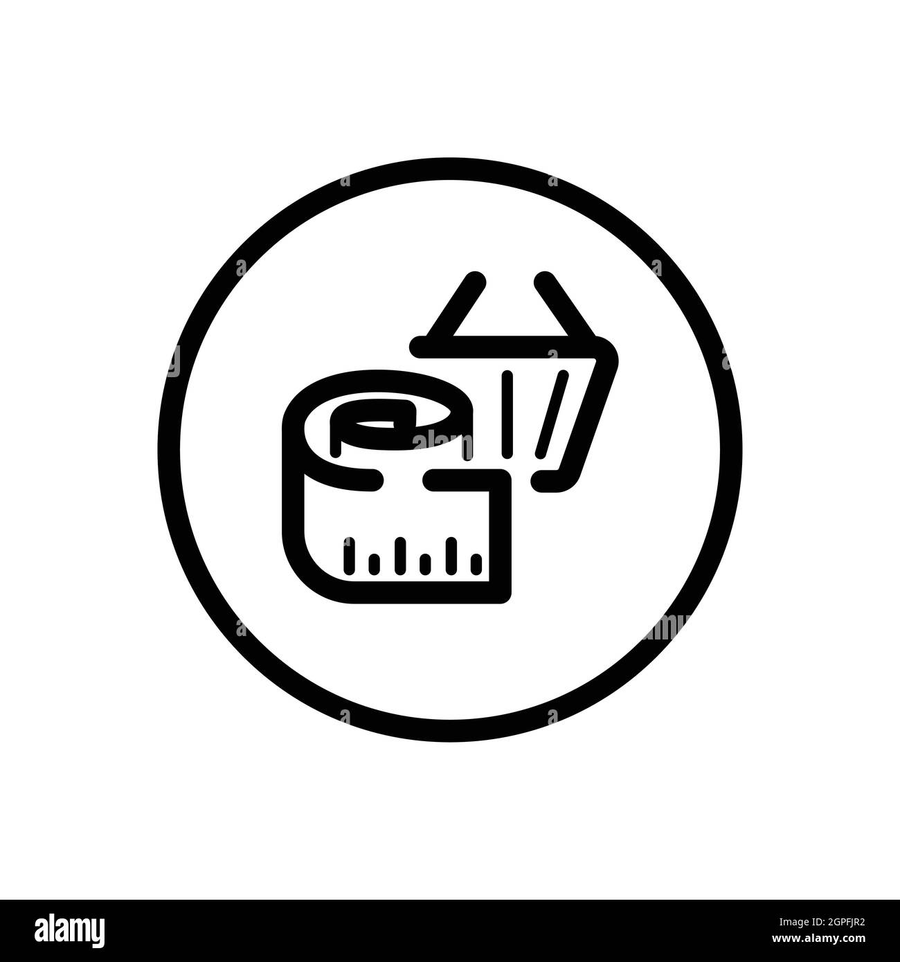 Measuring meter and shopping basket. Product dimensions. Commerce