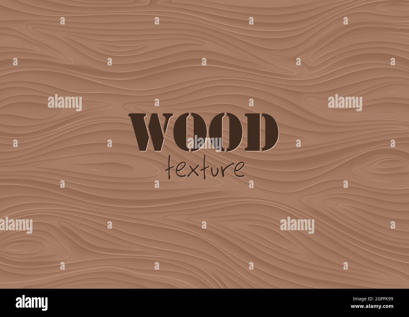Brown Wooden Background Stock Vector