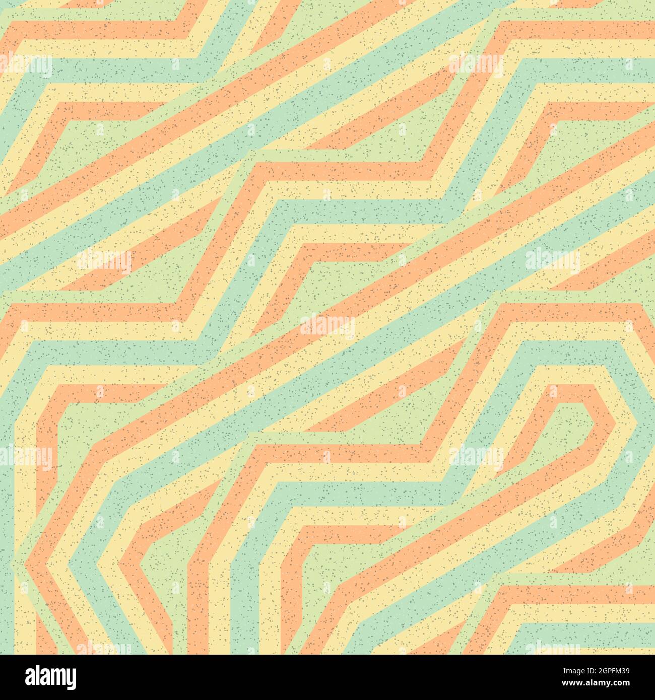 Computer-generated Hexagon Tile Connection art background design illustration Stock Vector