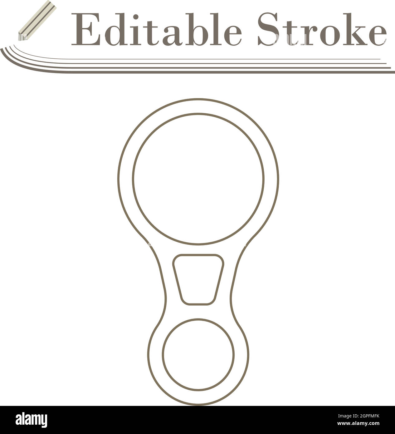 Alpinist Descender Icon Stock Vector Image & Art - Alamy