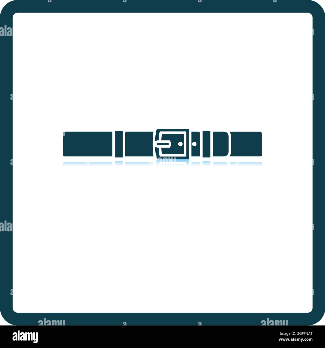 Trouser Belt Icon Stock Vector