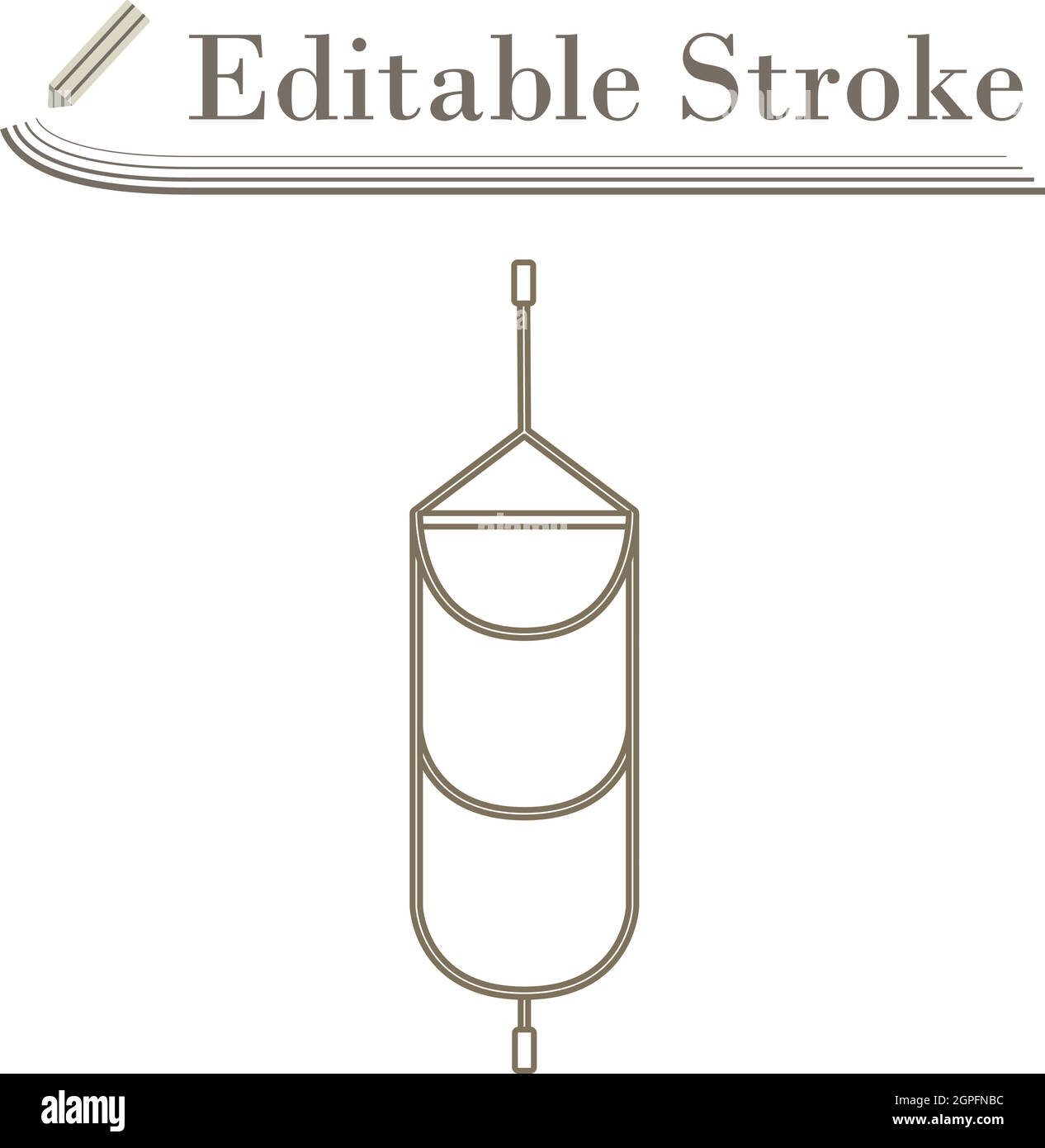 Alpinist Step Ladder Icon Stock Vector