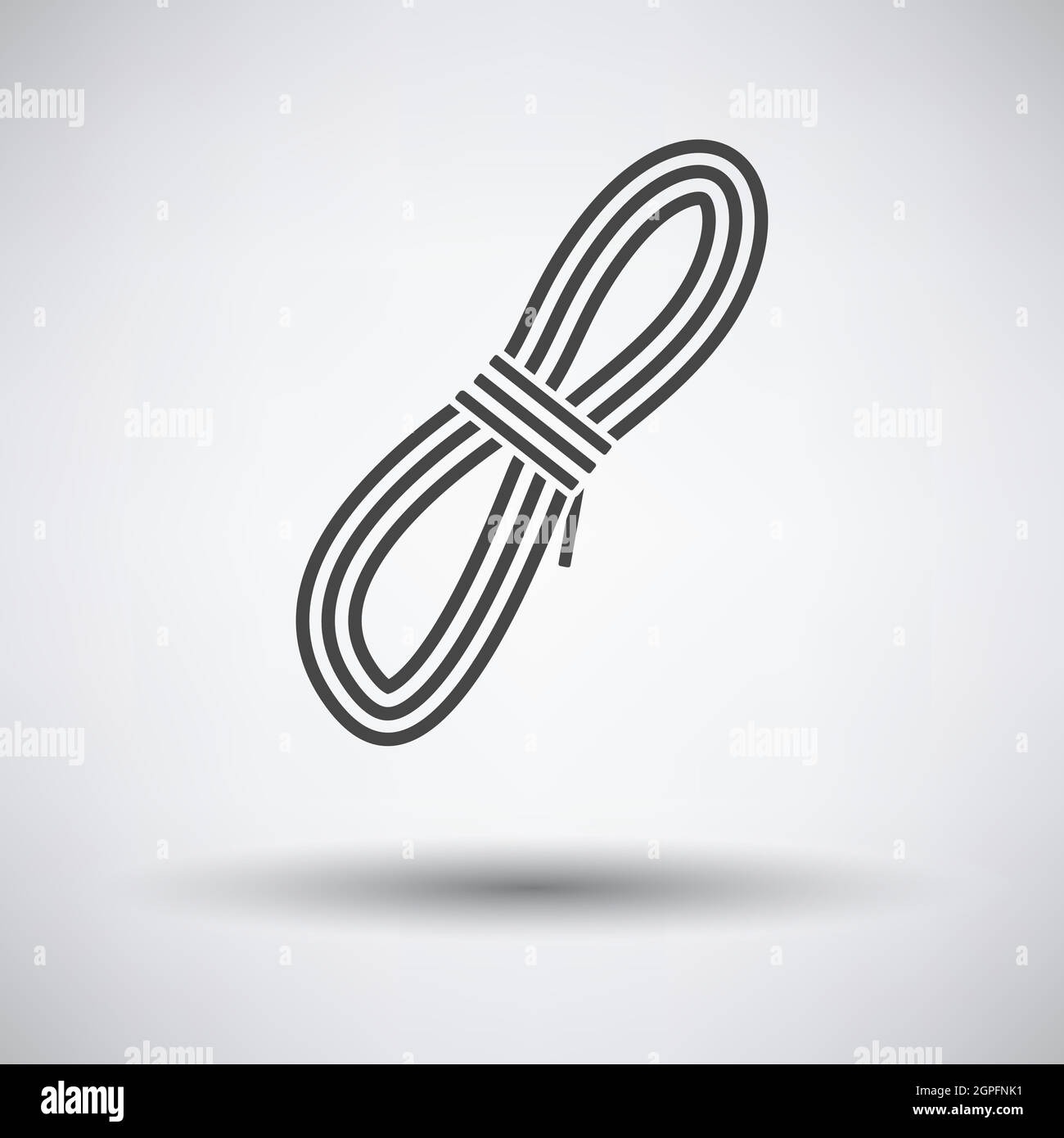 Climbing Rope Icon Stock Vector Image & Art Alamy