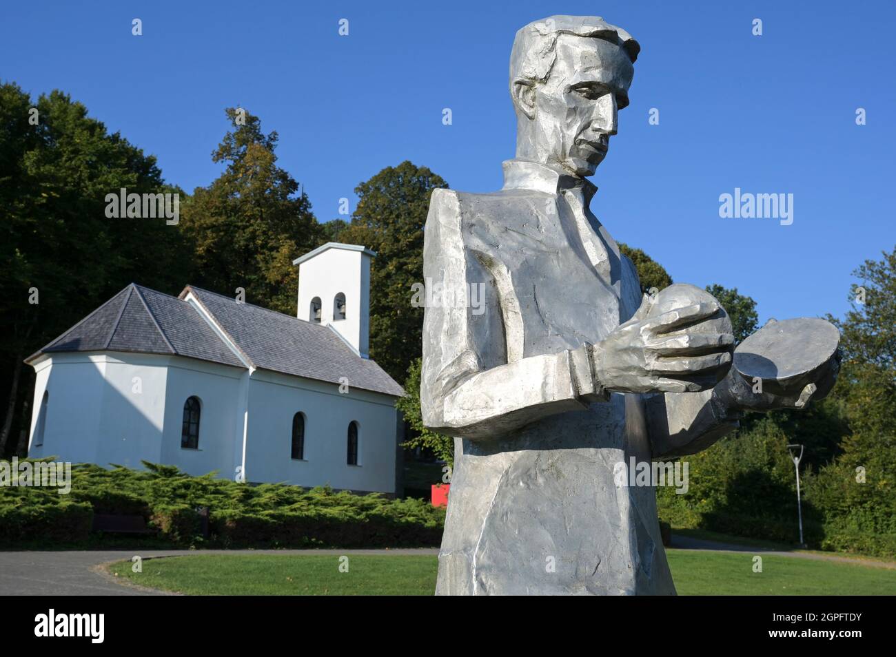 Croatia, Smiljan, Nikola Tesla Museum, Birth Place Of Inventor And Physican  Nikola Tesla Born 10.7.1856, Died 7.1.1943 / Kroatien, Smiljan, Nikola Tesla  Museum, Der Erfinder Und Physiker Nikola Tesla Wurde Hier 1856