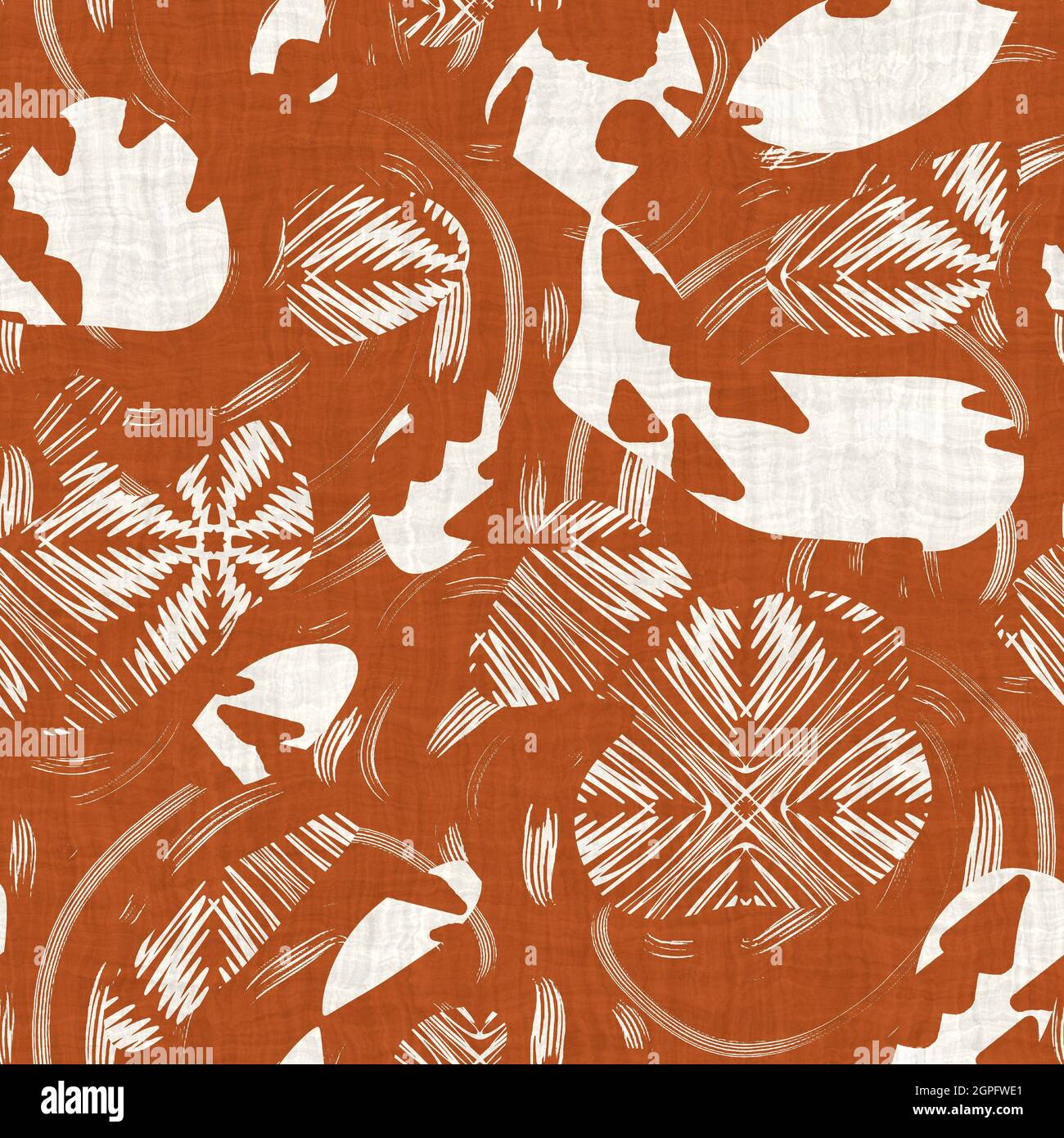 2tone Pattern Seamless two tone hand drawn brushed effect pattern swatch Stock Photo ...