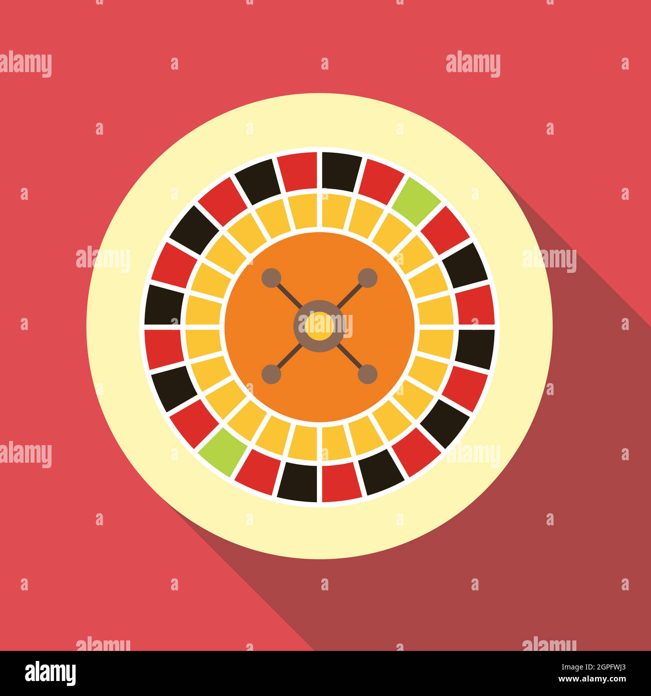 Roulette chip Stock Vector Images Alamy