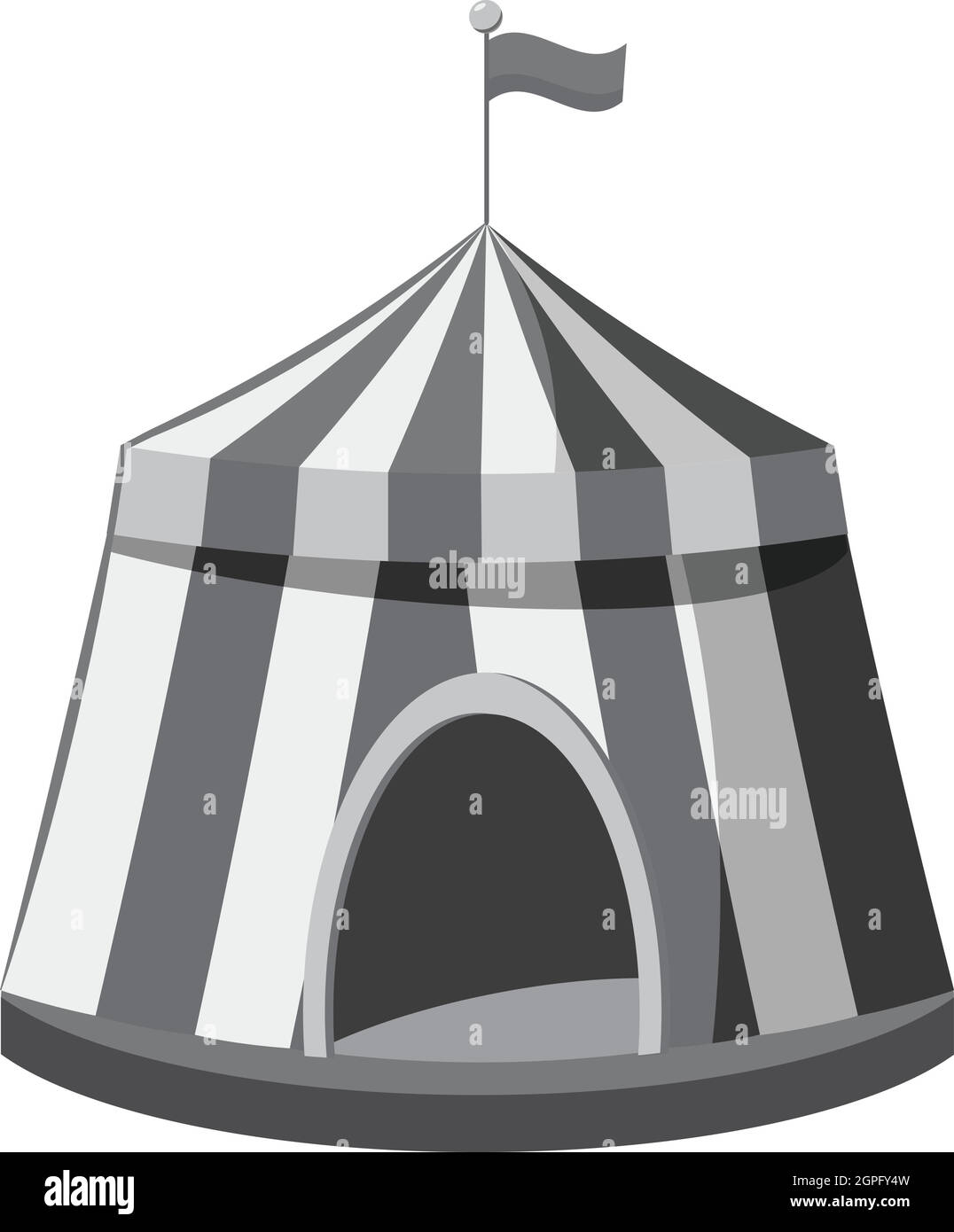 Circus tent icon, gray monochrome style Stock Vector Image & Art - Alamy