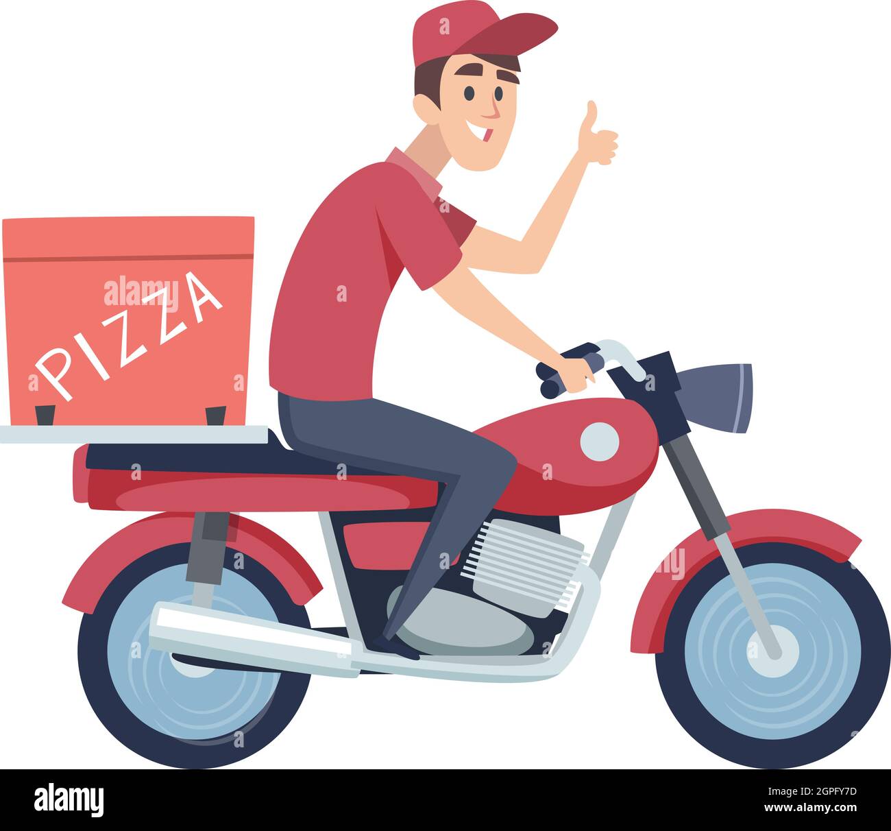 Man in a Moped