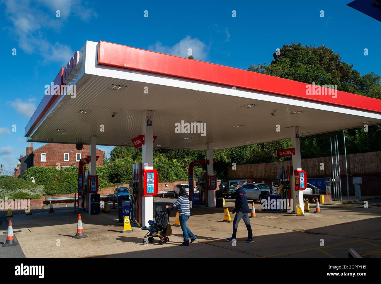 Chalfont St Peter, Buckinghamshire, UK. 29th September, 2021. The Esso