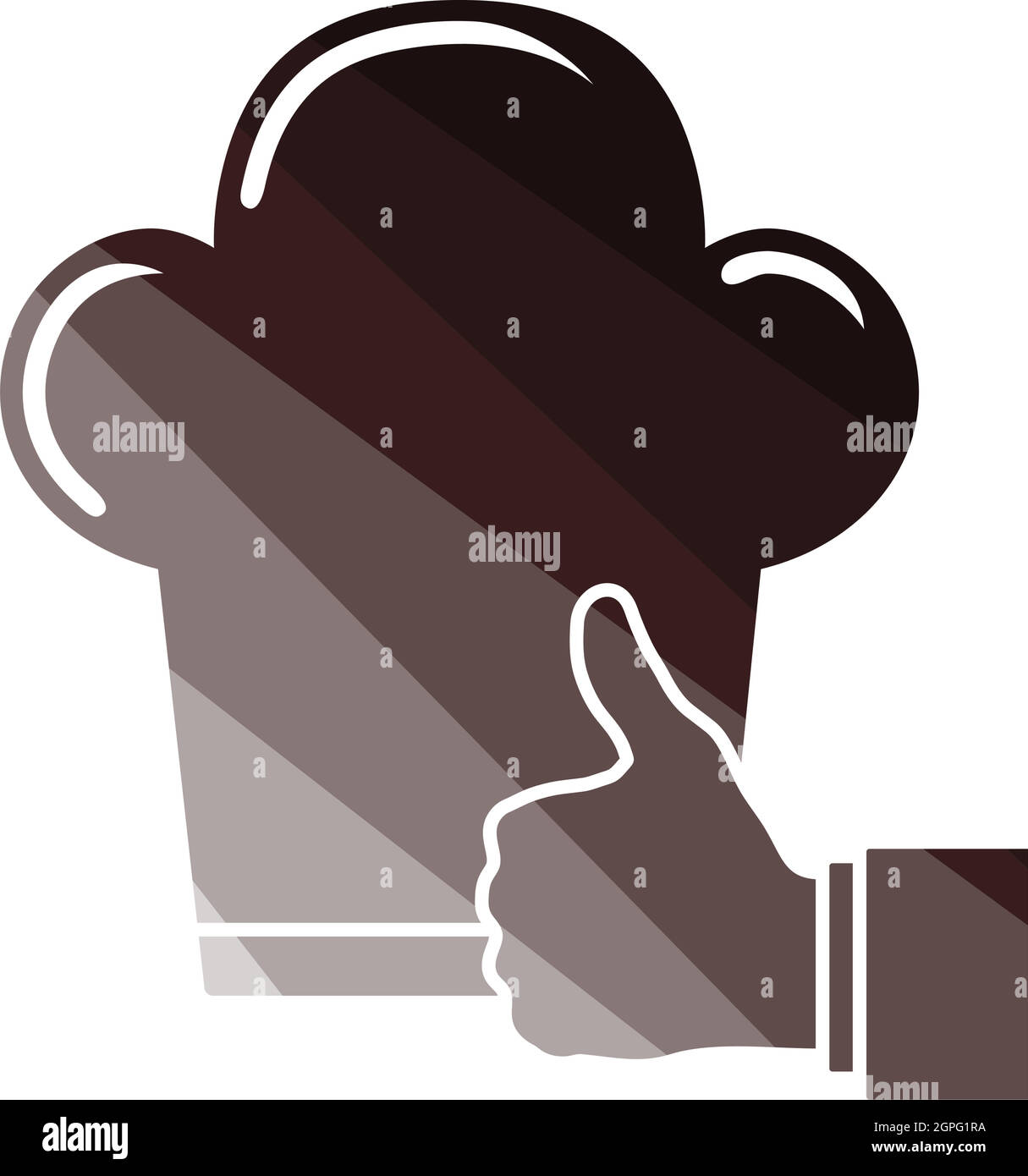 Thumb Up To Chef Icon Stock Vector