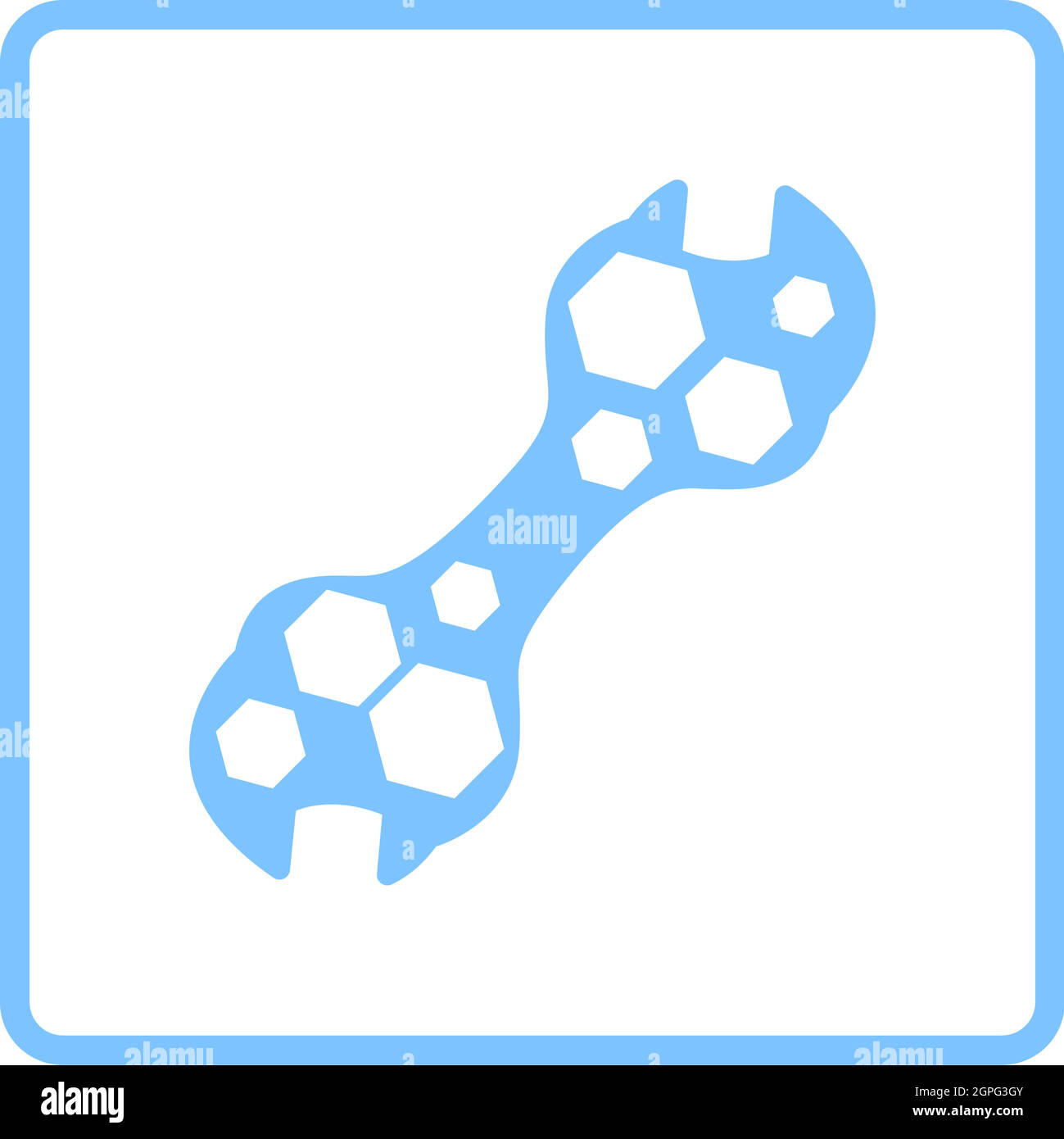 Bike Spanner Icon Stock Vector