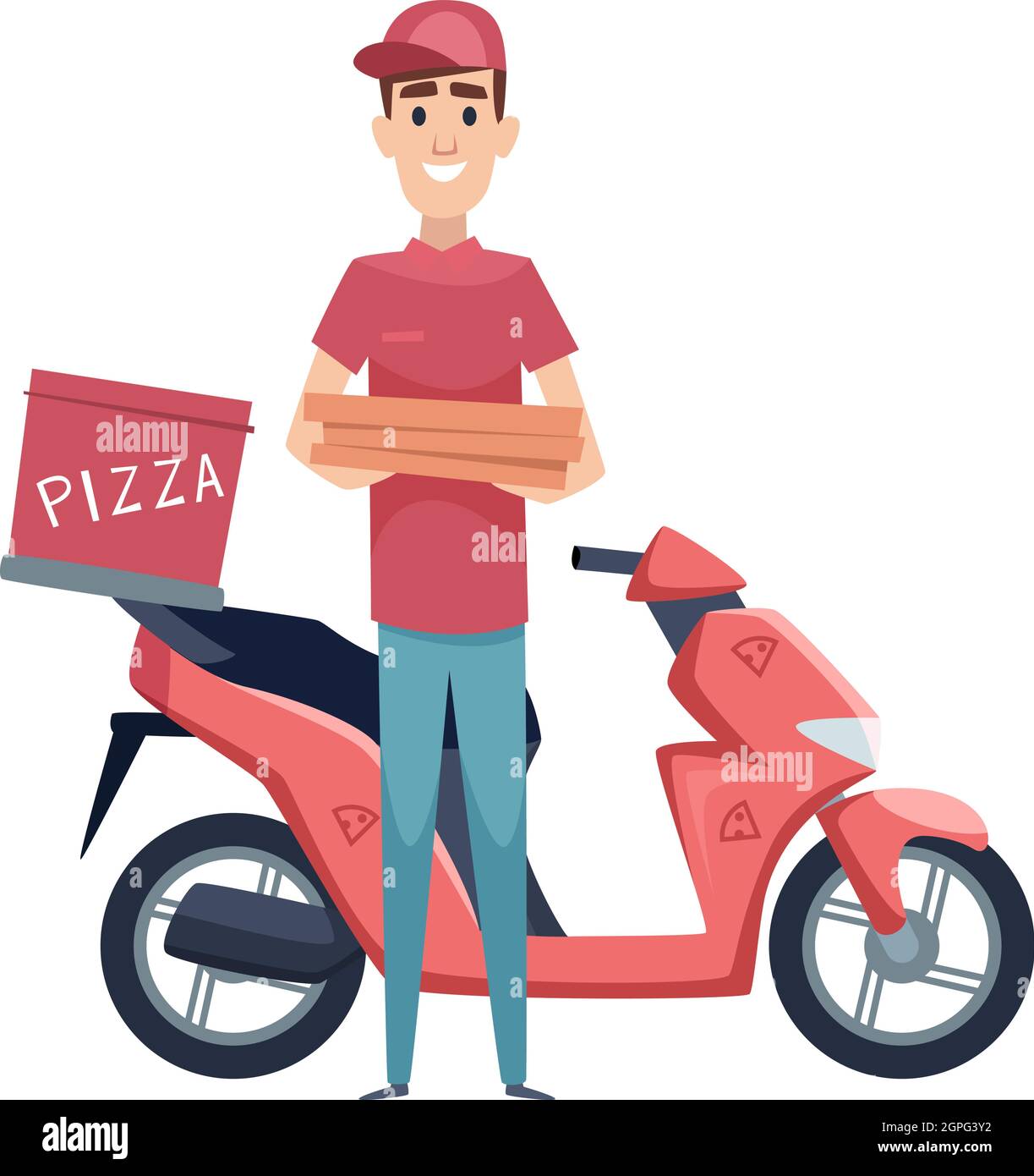 Cartoon deliver boy pizza isolated hi-res stock photography and images - Page 2 - Alamy Cartoon deliver boy pizza isolated hi-res stock photography and images - Page 2 - Alamy