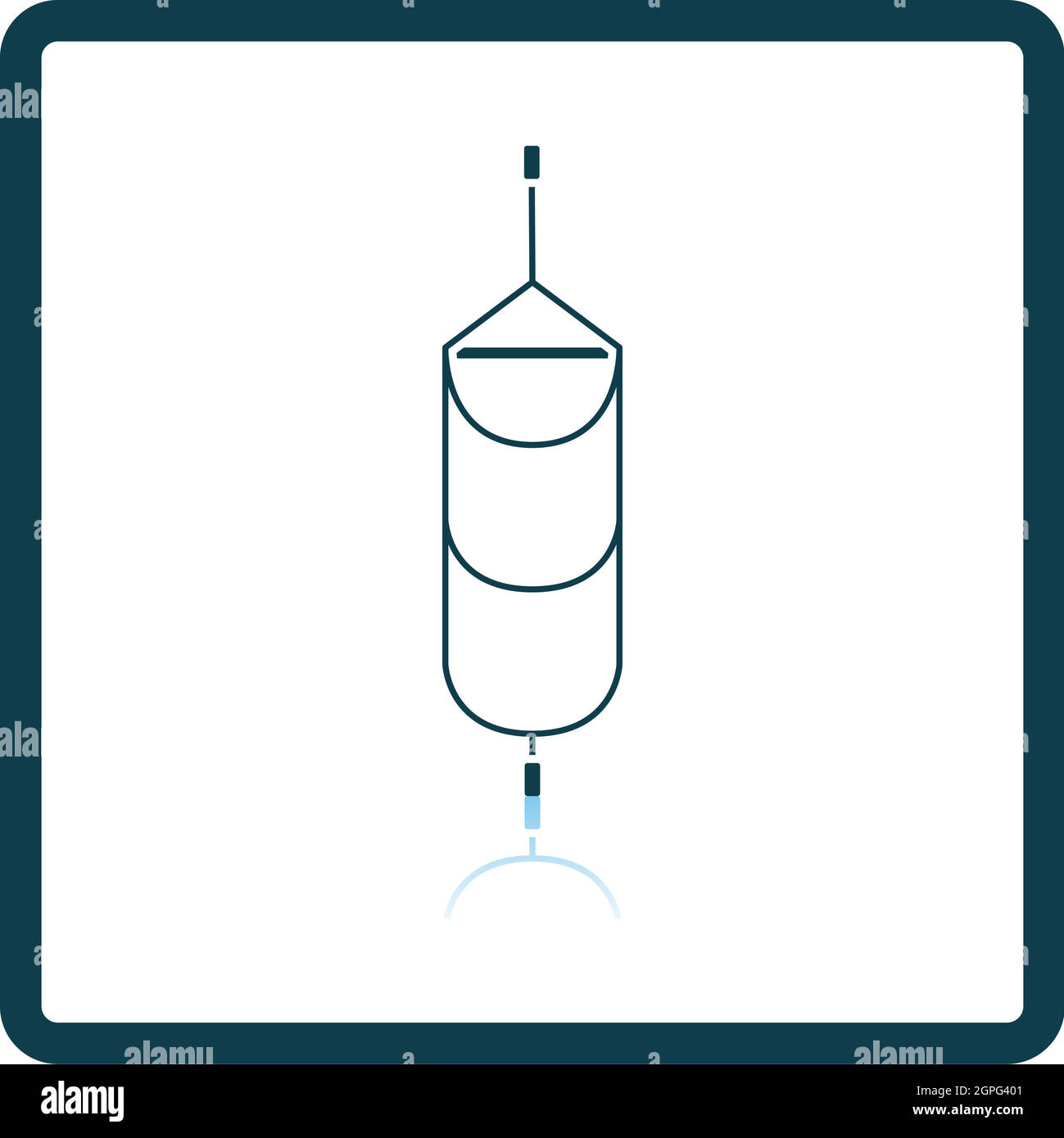 Alpinist Step Ladder Icon Stock Vector