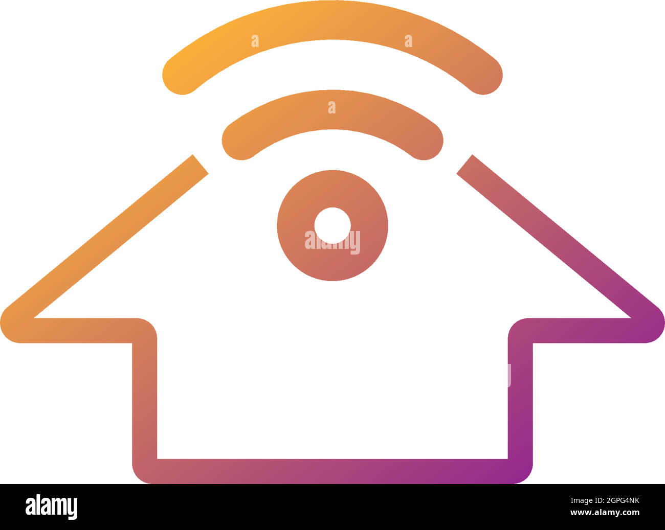Smart Home logo icon design concept illustration template Stock Vector