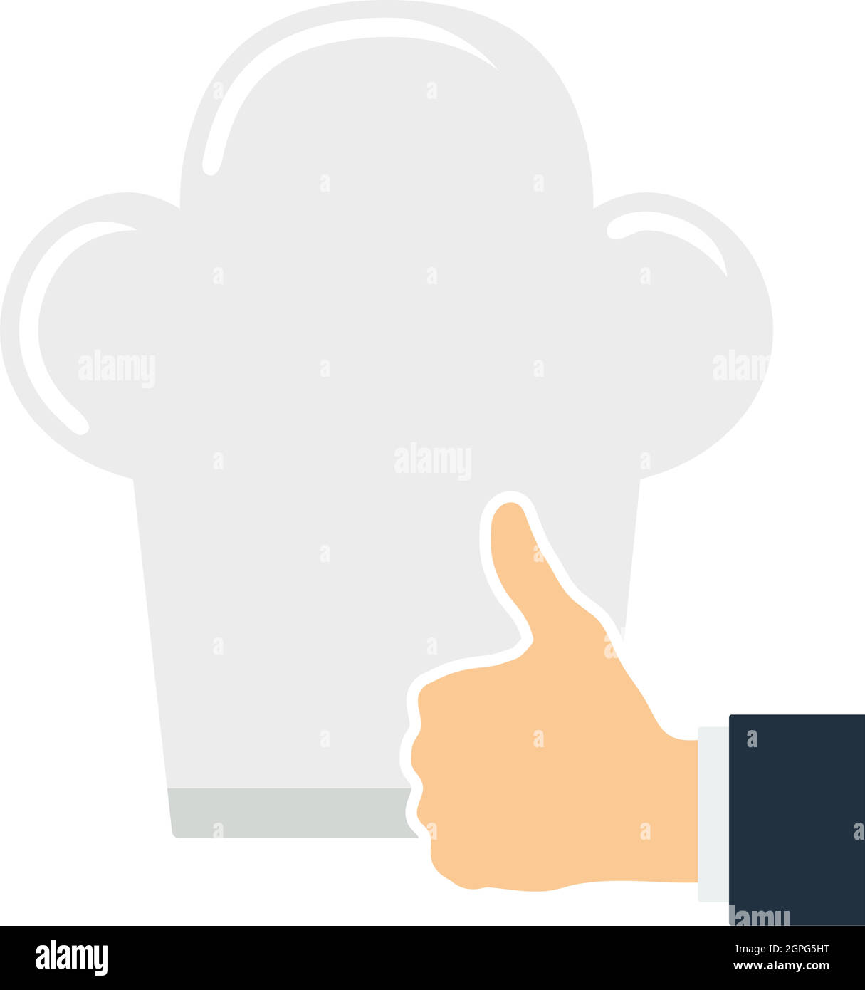 Thumb Up To Chef Icon Stock Vector