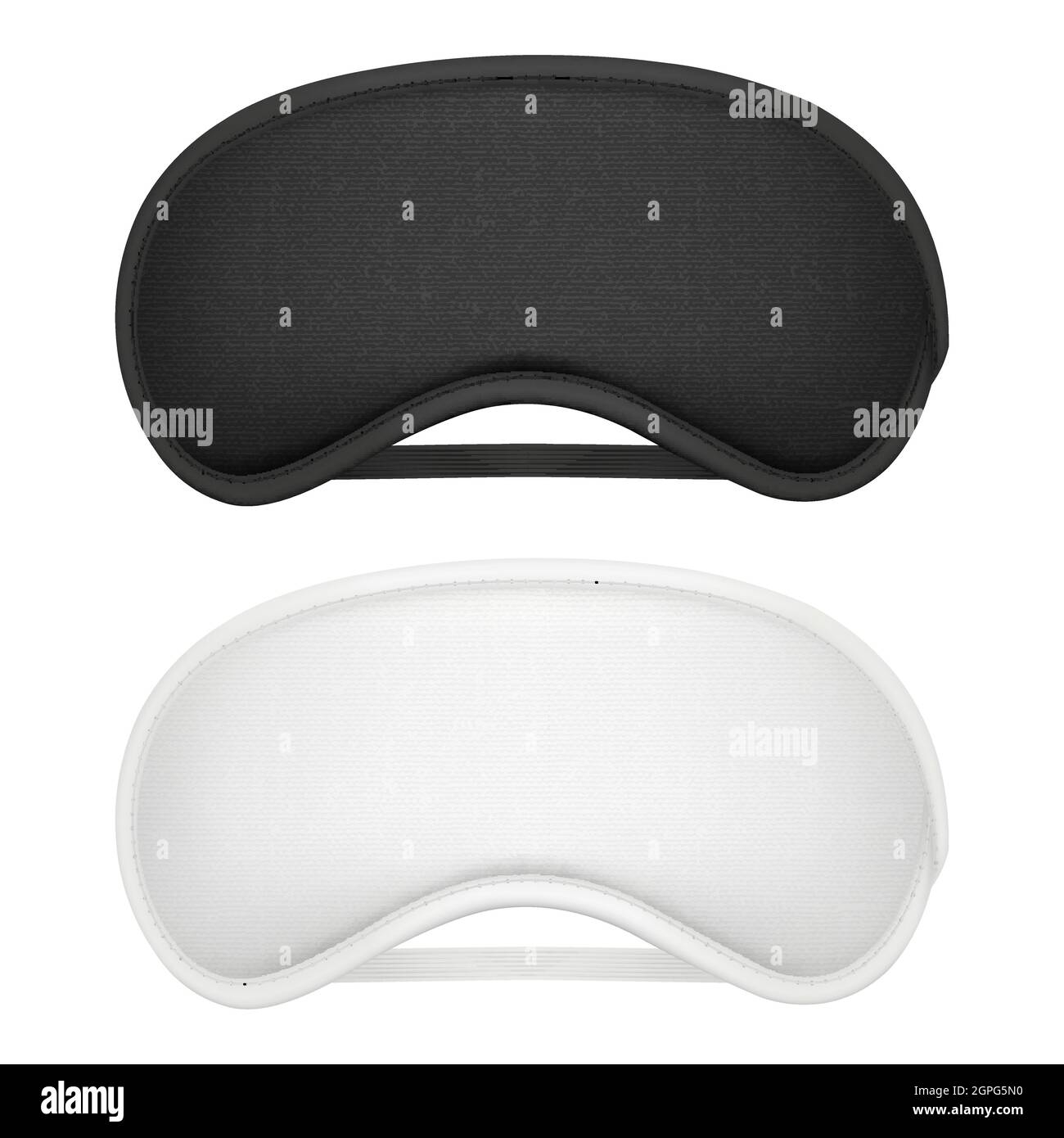 Sleeping mask. Night dreams closed eyes rest and relax sleeping symbols