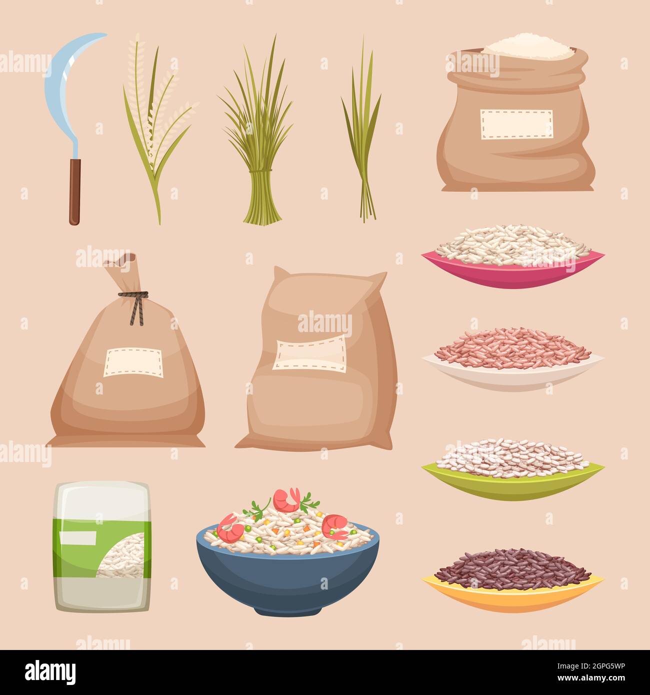 Rice products High Resolution Stock Photography and Images - Alamy