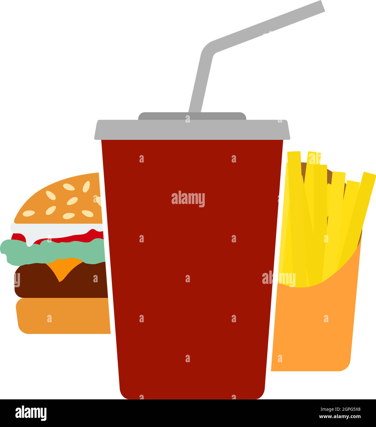 Fast Food Icon Stock Vector