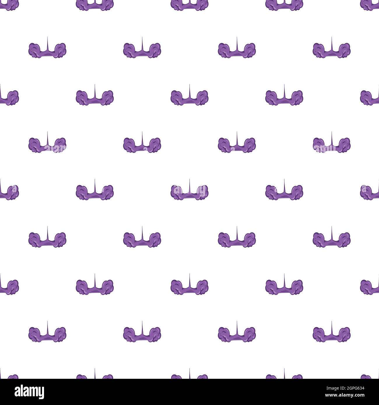 Ninja killer smoke pattern, cartoon style Stock Vector