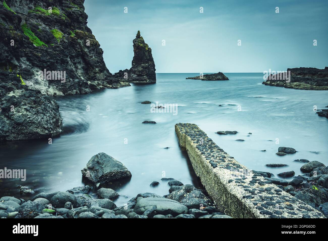Portcoon Jetty, Bushmills, Northern Ireland Stock Photo Alamy
