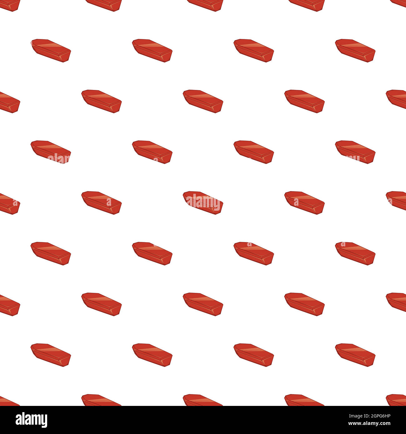 Coffin pattern, cartoon style Stock Vector