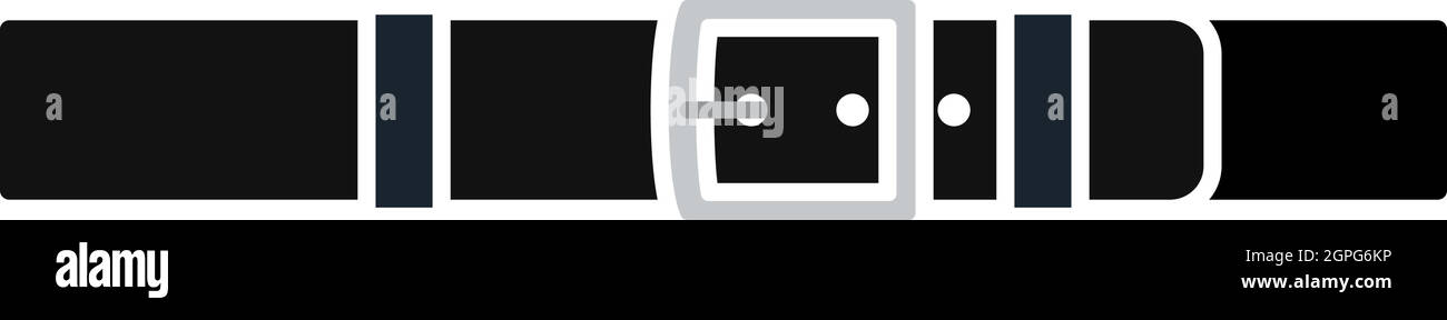 Trouser Belt Icon Stock Vector