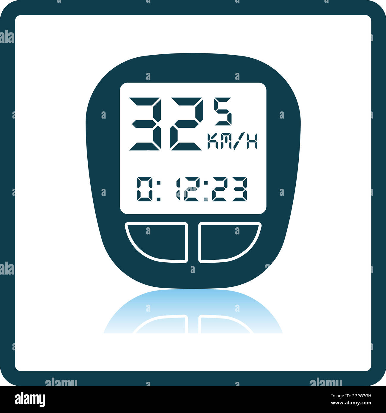 Bike Computer Icon Stock Vector