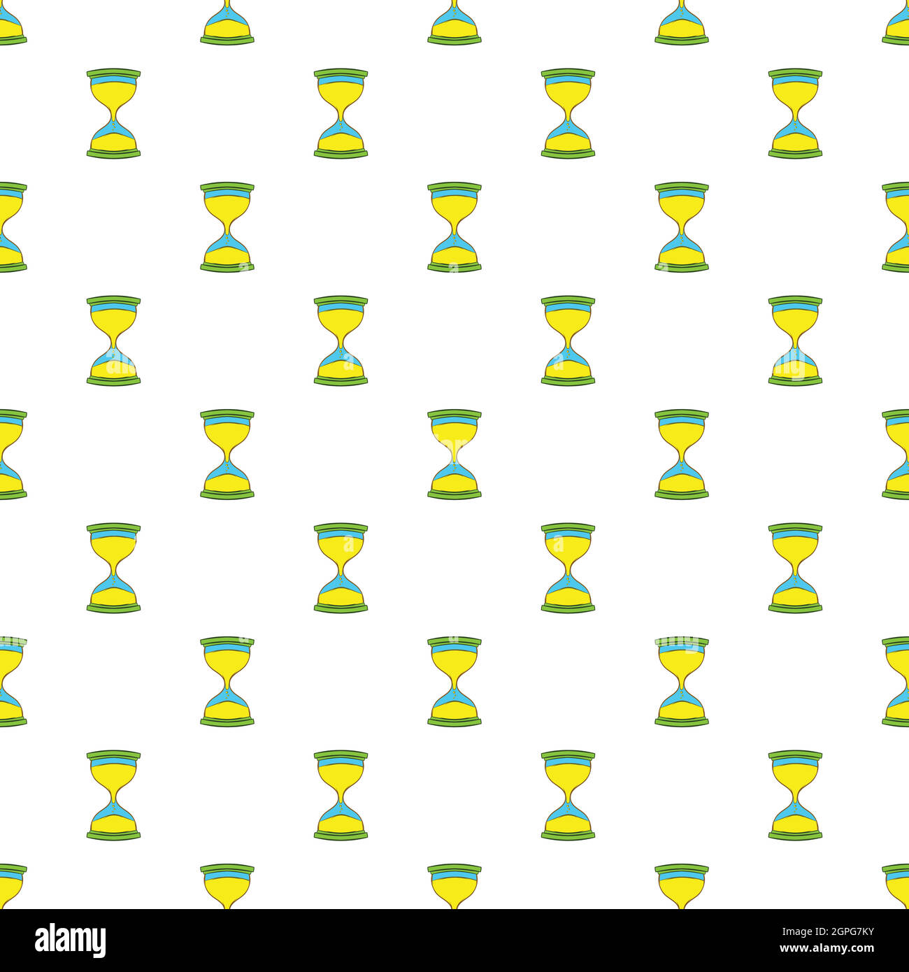 Hourglass pattern, cartoon style Stock Vector Image & Art - Alamy