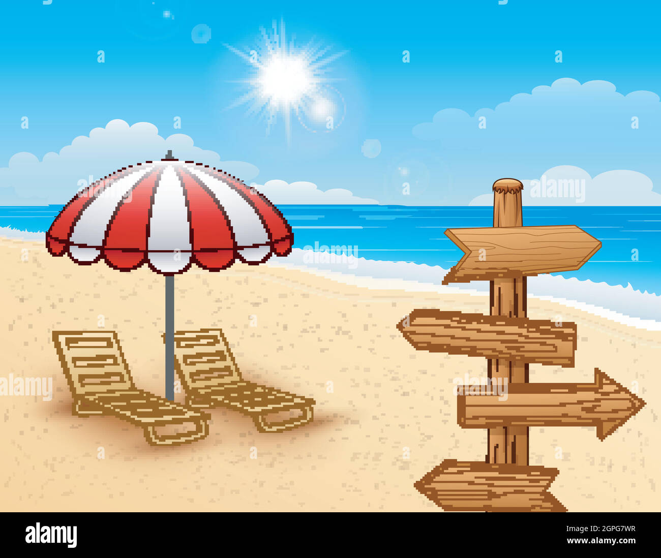 Summer holiday sea Stock Vector Images Alamy Summer holiday sea Stock Vector Images Alamy