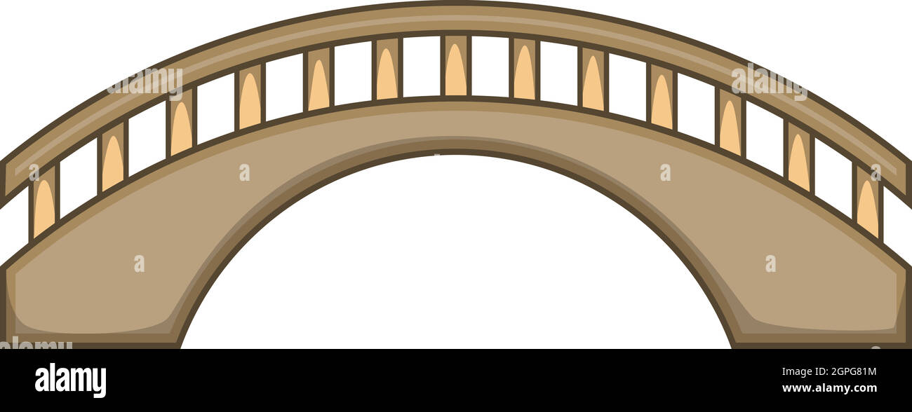 Round bridge icon, cartoon style Stock Vector Image & Art - Alamy