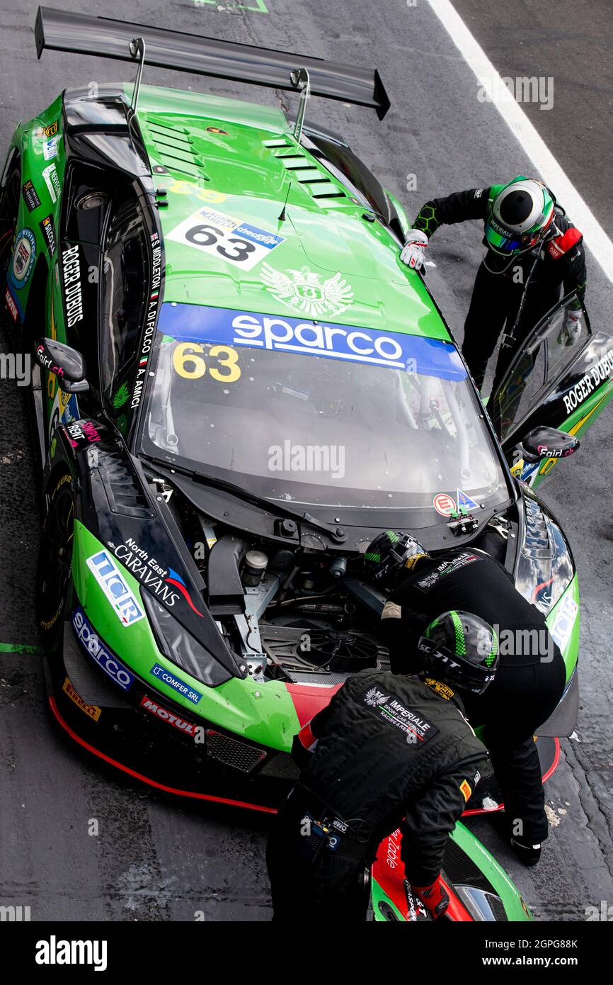 Vallelunga, italy september 19th 2021 Aci racing weekend. Race car team ...