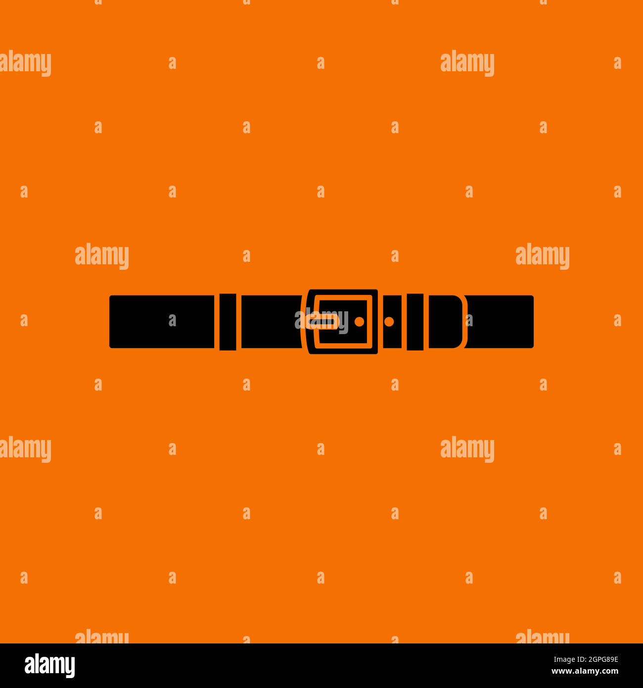 Trouser Belt Icon Stock Vector