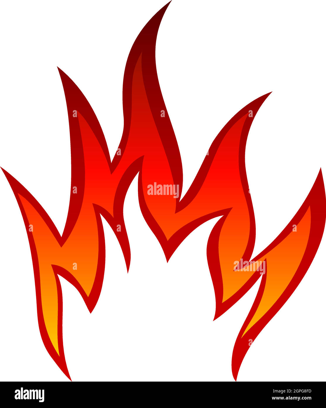 Fire Flame Element Stock Vector Image & Art - Alamy