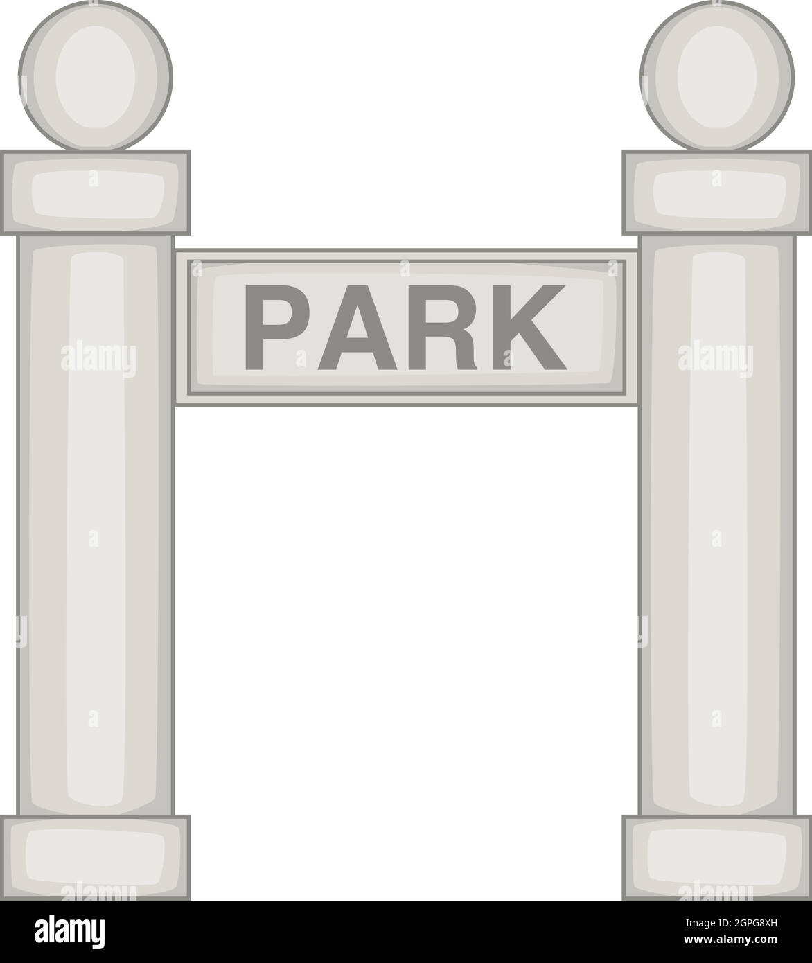 Park icon, cartoon style Stock Vector Image & Art Alamy