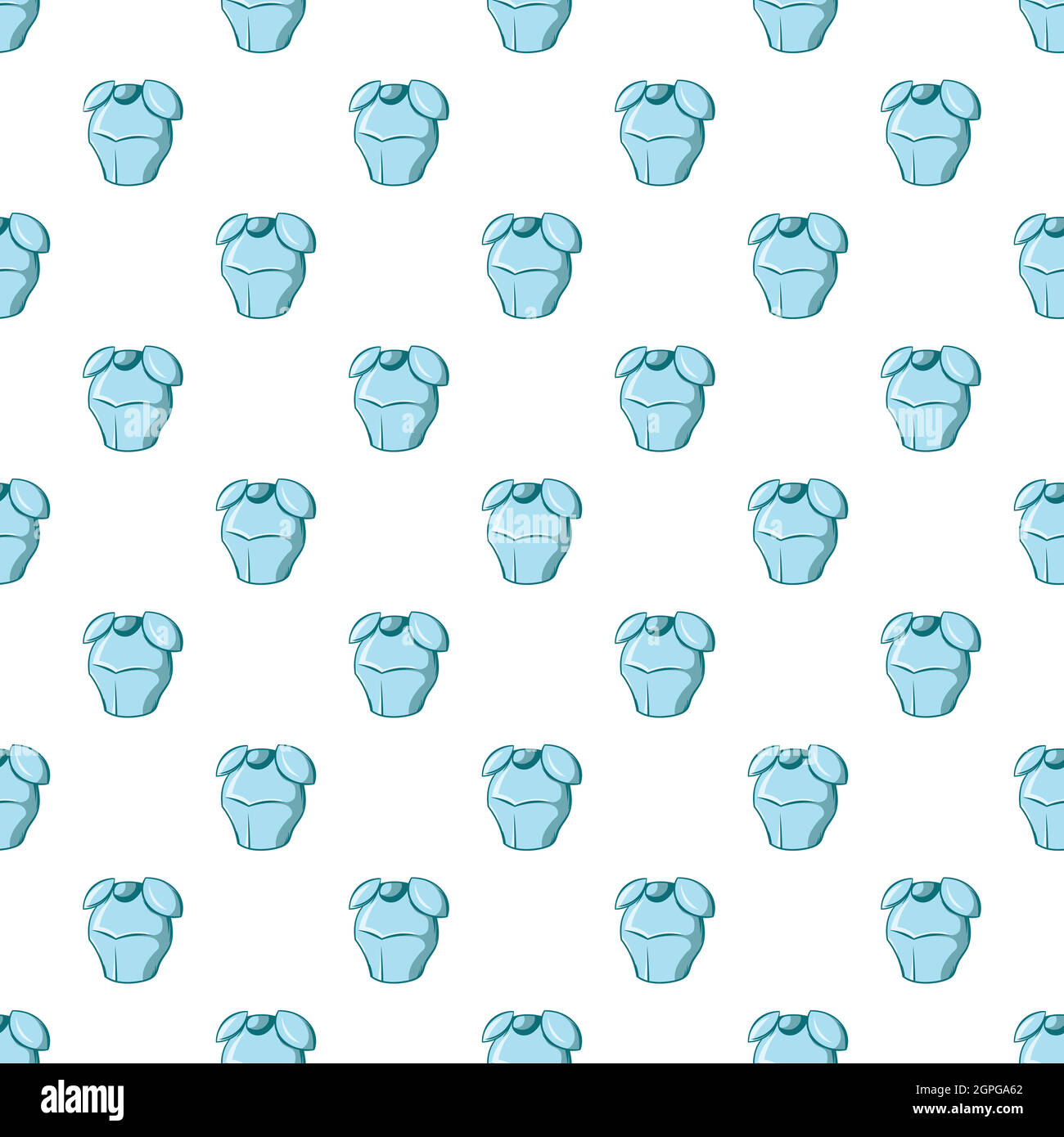 Metal combat helmet pattern, cartoon style Stock Vector