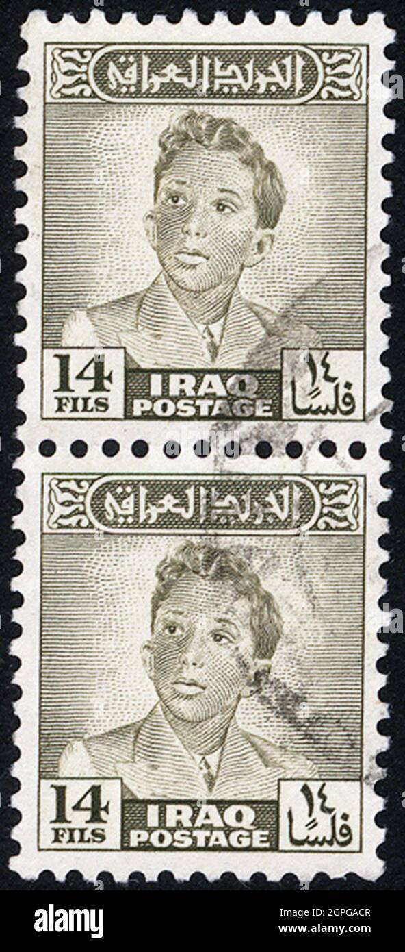 Postage stamps of the Iraq Stock Photo Alamy
