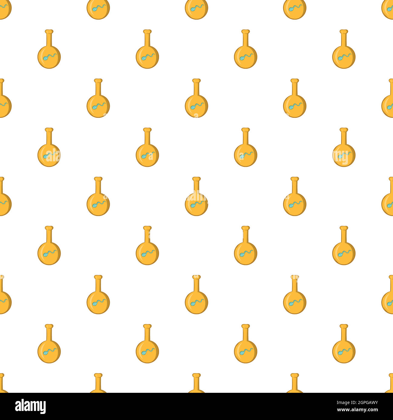 IVF pattern, cartoon style Stock Vector