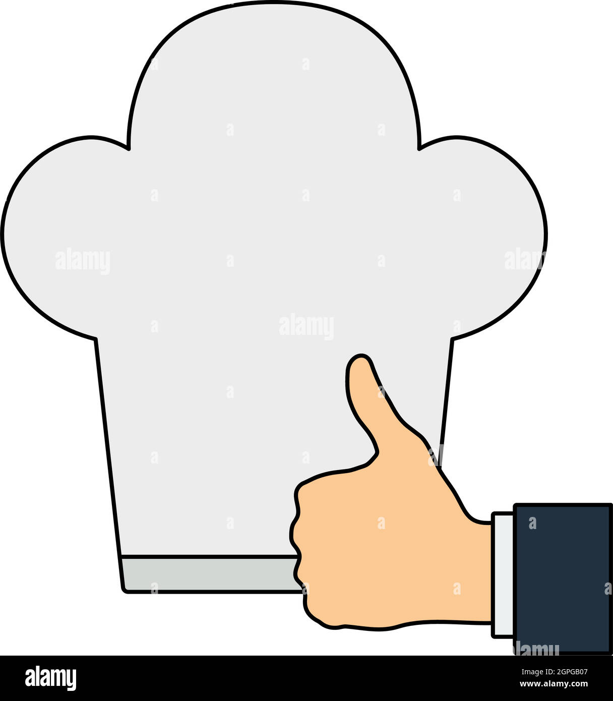 Thumb Up To Chef Icon Stock Vector