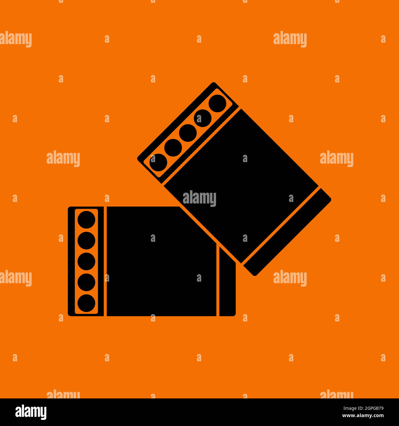 Business Cufflink Icon Stock Vector