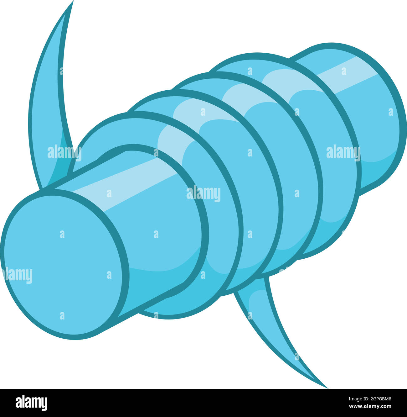 Barbed wire icon, cartoon style Stock Vector Image & Art - Alamy