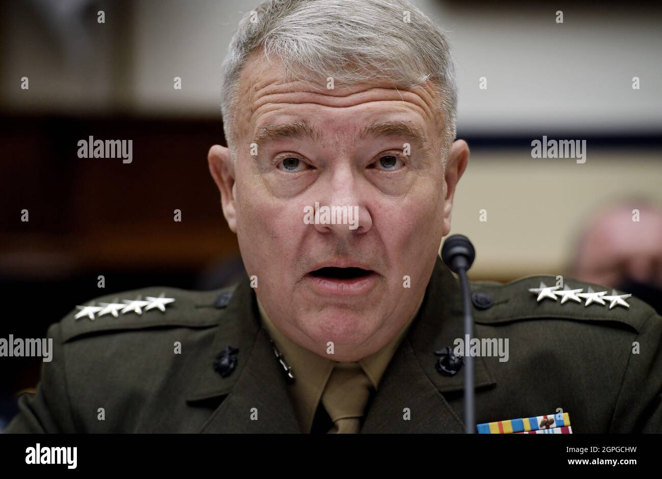 Marine Corps Gen. F. McKenzie, commander of US Central Command