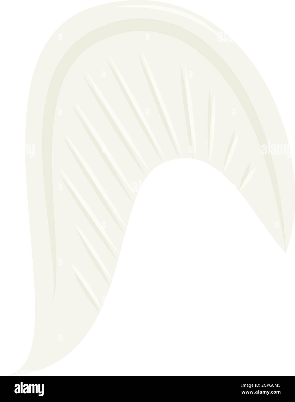 Angel wing icon, cartoon style Stock Vector