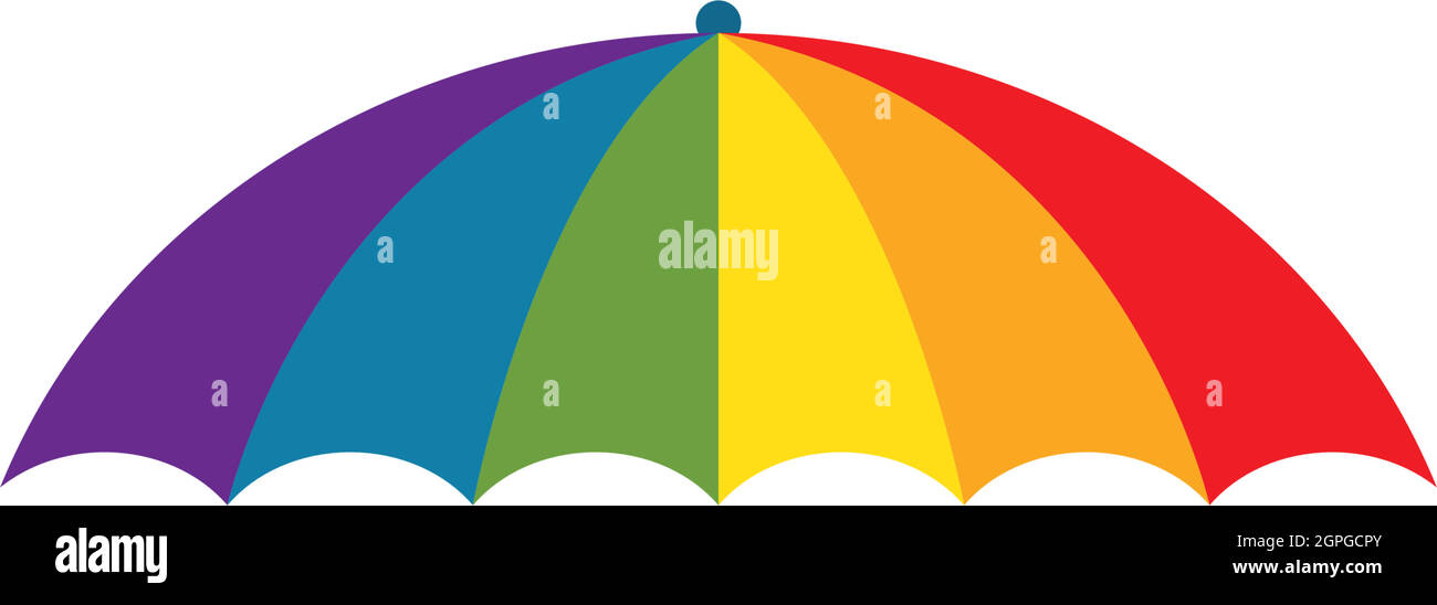 umbrella logo icon vector illustration Stock Vector Image & Art - Alamy