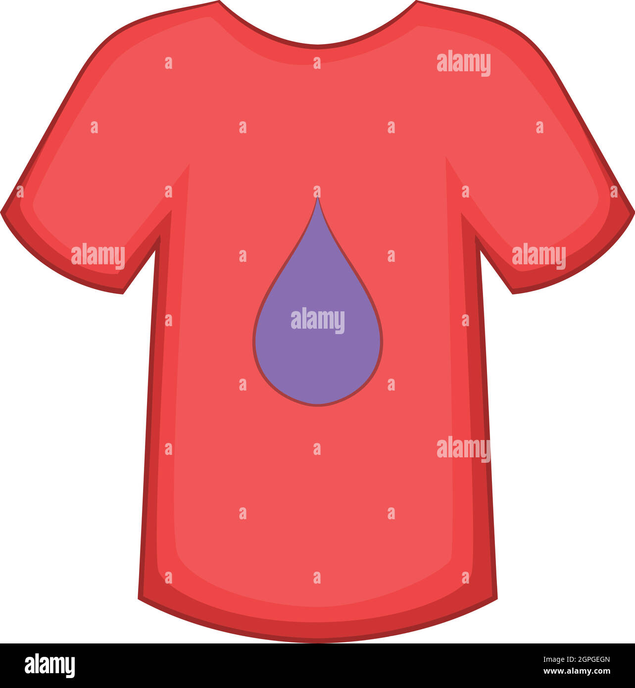 Printing on tshirt icon, cartoon style Stock Vector Image & Art Alamy